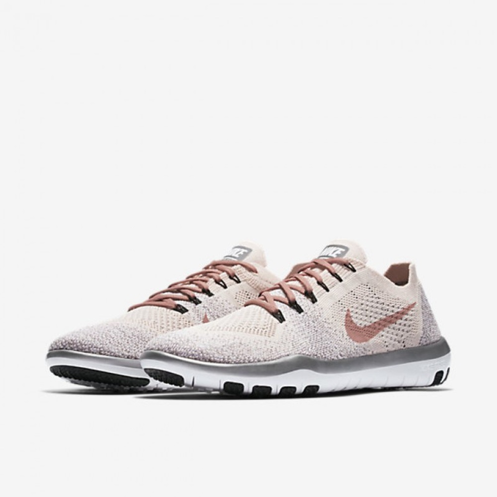 Women's Training Nike Free Focus Flyknit 2 Chrome Blush 904647-600 size 11.5